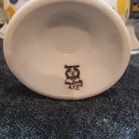 ظروف گل پنبه ای قدیمی شش عدد آنتیک|کلکسیون اشیاء عتیقه|ایذه, |دیوار