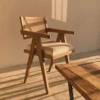 صندلی تک تمام چوب راش