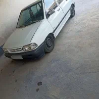 پراید هاچبک ۷۴ عروسک دارای پنوماتیک