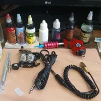 لوازم تتو کامل تاتو تجهیزات پن گان روتاری