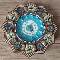 ساعت دیواری خاتم کاری