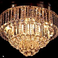 لوستر کریستالی مدل نیلوفر کد 897|لوستر و چراغ آویز|قم, نیروگاه|دیوار