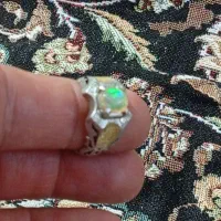 انگشتر اوپال اتیوپی دست ساز|کلکسیون اشیاء عتیقه|تهران, نیروی هوایی (پیروزی)|دیوار