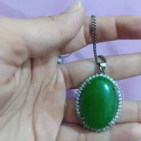 مدال نقره عقیق سبز|جواهرات|نیشابور, پنجراه|دیوار