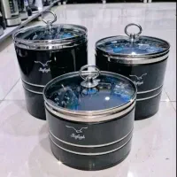 فروش ویژه جاادویه تمام استیل3عددی درب دار باتخفیف|ظروف سرو و پذیرایی|قم, سید معصوم|دیوار