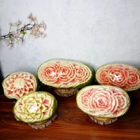 میوه حکاکی شده یلدا شب چله|خدمات پذیرایی، مراسم|قم, شهدا|دیوار