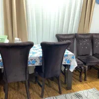 میز غذاخوری ۶نفره|میز و صندلی غذاخوری|رشت, عینک|دیوار