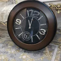 ساعت دیواری دو موتوره  در حد نو برند سکو