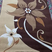 گلیم فرش کرم قهو ه ای|گلیم، جاجیم، گبه|لنگرود, |دیوار