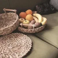 ظروف حصیری|صنایع دستی و سایر لوازم تزئینی|رشت, بازار|دیوار