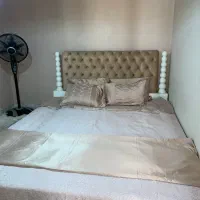 روتختی ابریشم ترک ۲نفره مناسب جهیزیه رنگ نسکافه ای