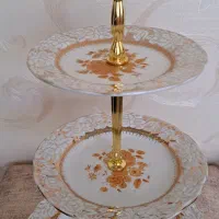 استند چینی  ۳ طبقه شیرینی خوری چک مارک mz