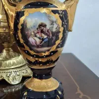 گلدان لاجوردی چینی|ظروف سرو و پذیرایی|میانه, |دیوار