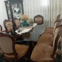 مبل هفت نفره با میز غذا خوری