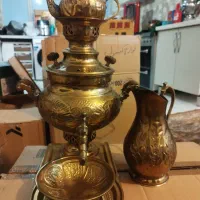 سماور ذغالی برنز اصل