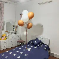 ست کامل تخت و پاتختی و..|تخت و سرویس خواب|تاکستان, |دیوار