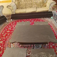 مبل هفت نفره و گل میز