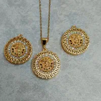 نیم ست ورساچه نگینی با زنجیر|بدلیجات|تهران, جمالزاده|دیوار