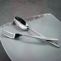 قاشق و چنگال 12 پارچه یونیک سه طرح|ظروف سرو و پذیرایی|نسیمشهر, |دیوار