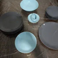 فروش یک دست سرویس ابی طوسی در حدنو زیر قیمت|ظروف سرو و پذیرایی|تهران, تهرانپارس شرقی|دیوار