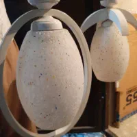 دو عدد لوستر سقفی