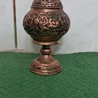 ظرف سنتی، شکلات خوری مسی، بشقاب میناکاری|ظروف سرو و پذیرایی|اصفهان, ابر|دیوار