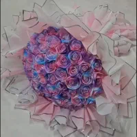 گل روبانی خاص|گل مصنوعی|تبریز, |دیوار