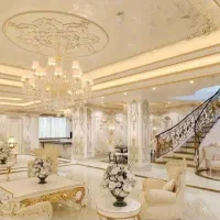 گچبری پیش ساخته پتینه ورق طلا نقاشی