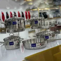 سرویس قابلمه و تابه کرکماز ترکیه استیل با کیفیت نو