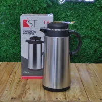 فلاسک یک و نیم لیتری بدنه استیل برند kst