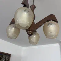لوستر چوبی