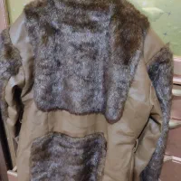 پالتو کتی چرم وخز اصل|لباس|الشتر, |دیوار