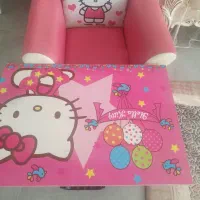 مبل و میز کشودار کودک طرح کیتی