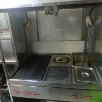 وسایل کامل فست فود در حد نو
