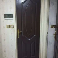درب حمام چوبی در حد نو نو