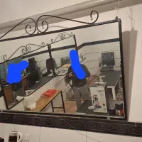 آینه مخصوص آرایشگاه ۳ جام بزرگ همراه قاب