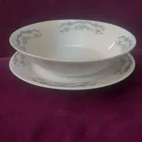 پارچ زیربالا میوه خوری کریستال و چینی