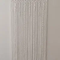 پرده مکرومه|پرده، رانر، رومیزی|الیگودرز, |دیوار