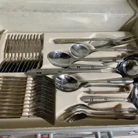 سرویس قاشق چنگال ۱۲۸ پارچه استیل سامسونتی