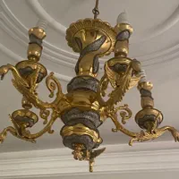 فروش خریدارلوستر های برنزی ابکاری طلایی|لوستر و چراغ آویز|تهران, ستارخان|دیوار