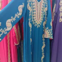 ماکسی نخی ابطلا طرح دار