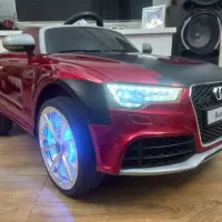 ماشین شارژی Audi شیک متالیک باطری نو لاستیک اسفنحی