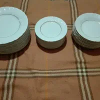 فروش چینی زرین دور طلایی اصل و قدیمی