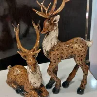 مجسمه گوزن و سلیب(اکسسوری حرمان)