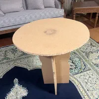 میز گرد چوبی|مبلمان خانگی و میز عسلی|ایزدشهر, |دیوار
