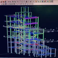 مدل‌سازی و شاپ‌ سازه‌های فولادی با نرم‌افزار Tekla