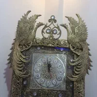 ست ویترین ساعت وزیرتلوزیون مدل طاووسی