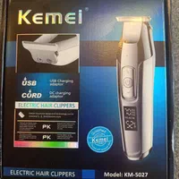 ماشین اصلاح شارژی Kemei با 2 ورودی و کارایی بالا