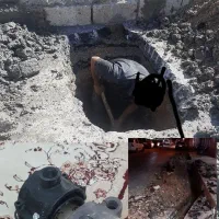 لوله کشی وکندن انشعاب اب وفاضلاب درسراسراهواز