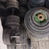 دمبل و صفحه هالتر